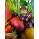 Cesta de Frutas y Flores Tropicana