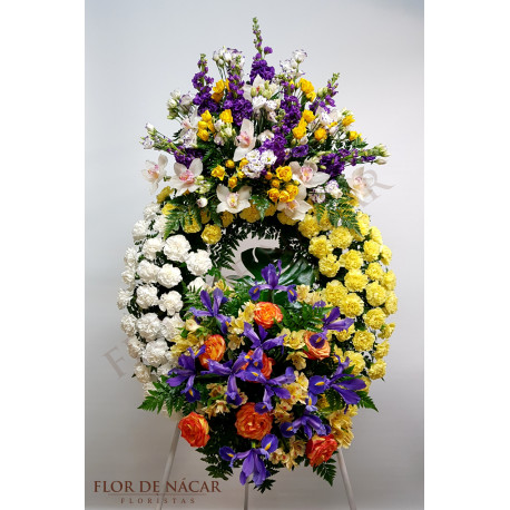 Corona de Flores Alba